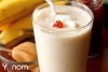 Bananen-pinda smoothie