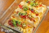 Enchiladas met kip en kaas